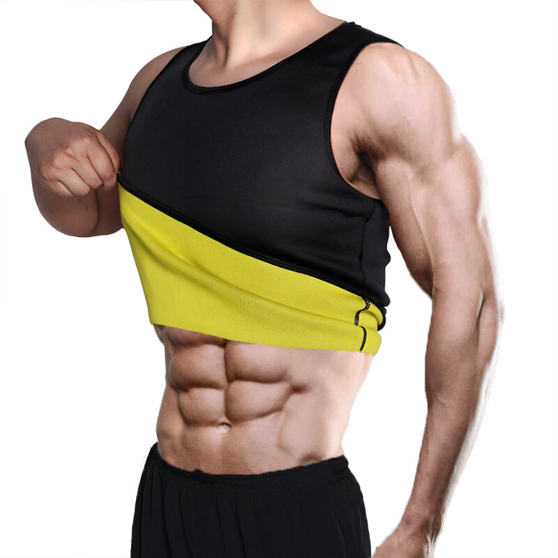 حزام تخسيس البطن الرجال التخسيس الصدرية محدد شكل الجسم النيوبرين البطن حرق الدهون Shaperwear الخصر عرق مشد الوزن