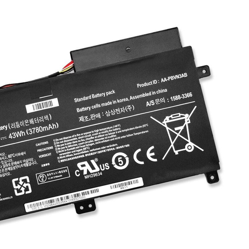 CSMHY جديد AA-PBVN3AB بطارية كمبيوتر محمول لسامسونج NP370R4E NP370R5E NP370R5V NP450R4E NP450R5E NP450R4V NP450R5V NP470R5E NP510R5E