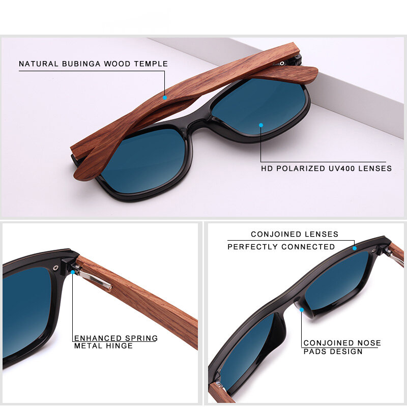 GXP نظارة شمس خشبية طبيعية الرجال الاستقطاب نظارات شمس أنيقة الأصلي الخشب Oculos دي سول masculino