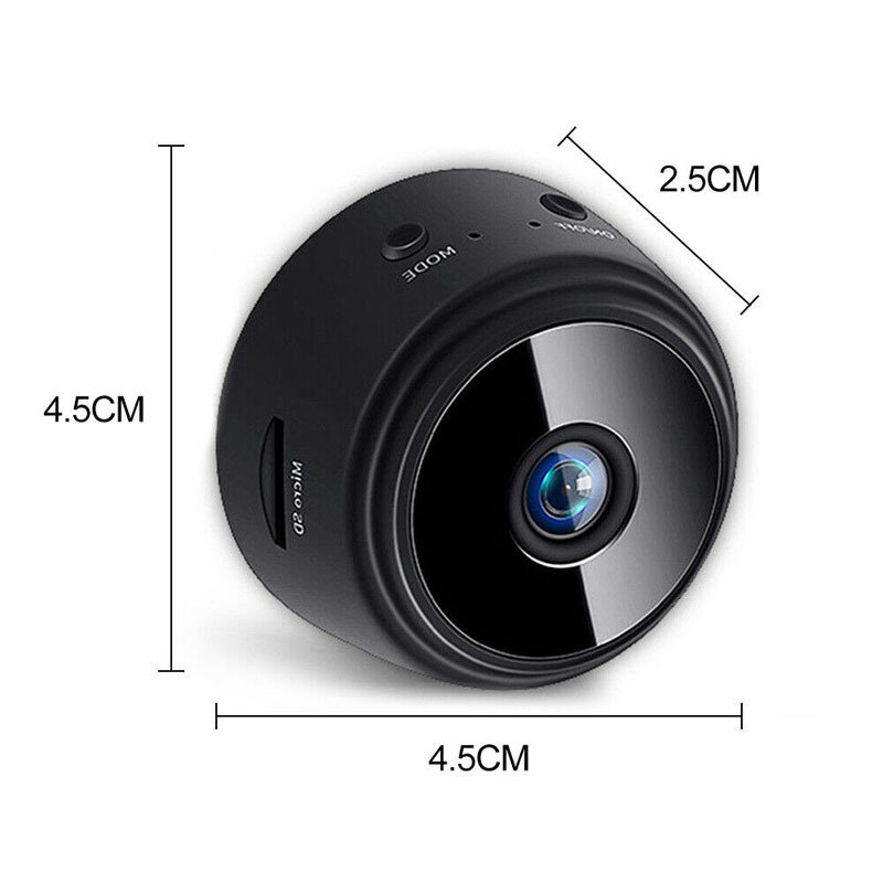 2022 A9 كاميرا واي فاي 1080P HD IP كاميرا صغيرة لاسلكية مسجل الأمن عن بعد للرؤية الليلية كشف المحمول كاميرا مراقبة