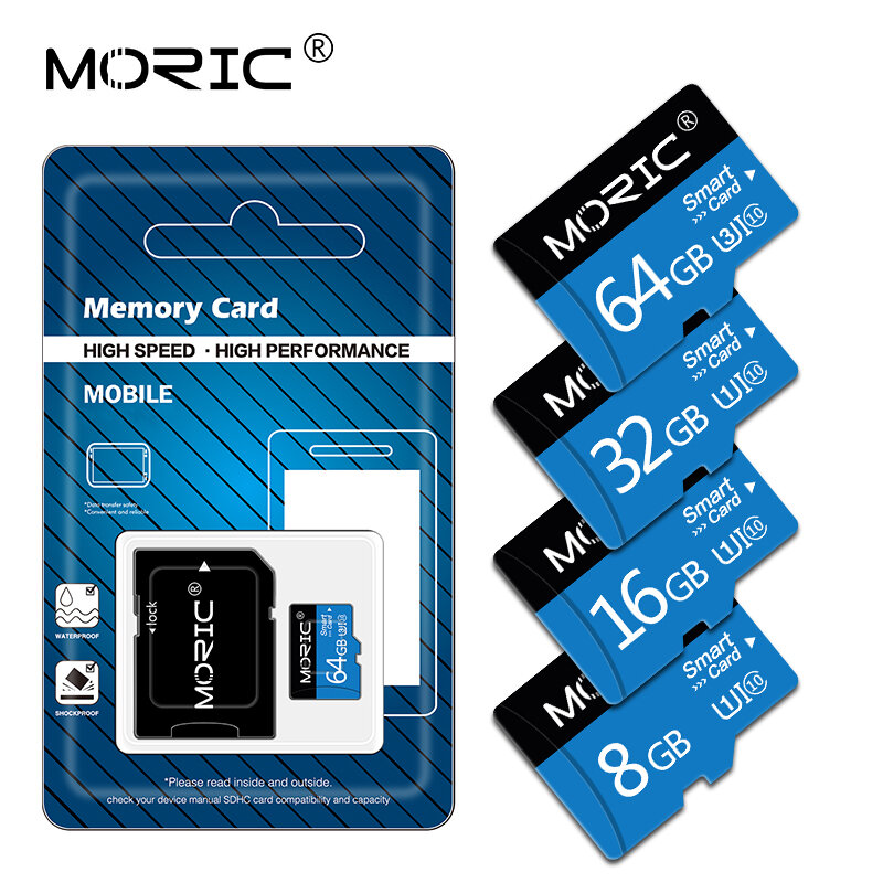 بطاقة ذاكرة 128gb Micro SD 32gb mini TF بطاقة 64gb 4GB 8GB 16GB 256gb فئة 10 بطاقة ذاكرة صغيرة 128gb مع محول هدية