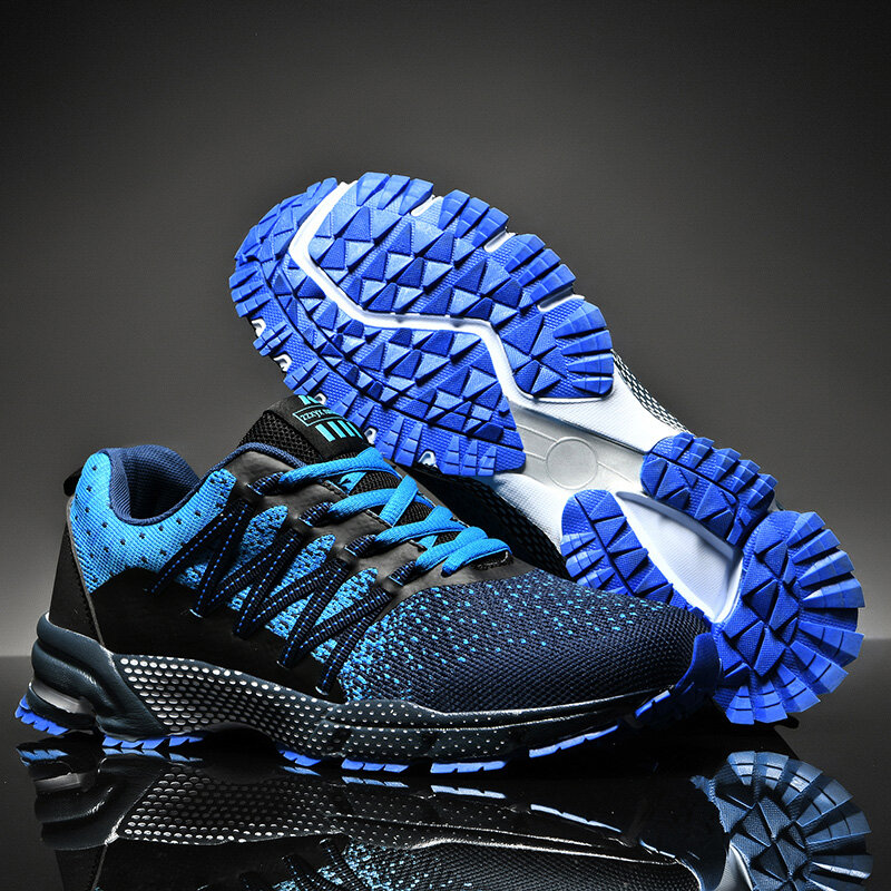 جديد رجالي أحذية رياضية مكافحة زلة زائدة احذية الجري تنفس الركض المشي أحذية رياضية الرجال حجم 38-45 خفيفة الوزن أحذية رياضية #1