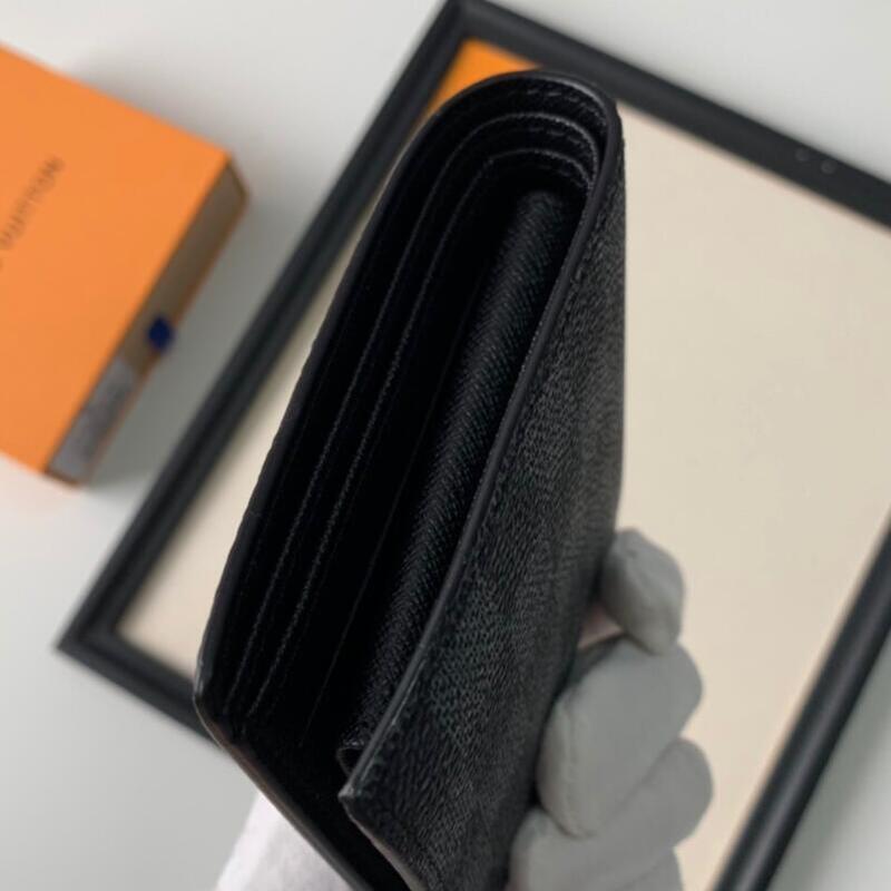 محفظة جلدية رجالي حقيقية مع عملة جيب محفظة عصرية قصيرة للذكور حامل بطاقة المال