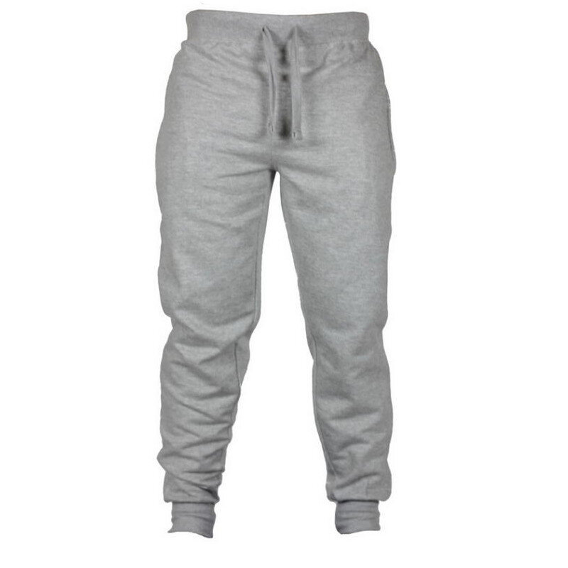 رجل ركض سراويل تقليدية اللياقة البدنية الرجال رياضية رياضية قيعان نحيل Sweatpants بنطلون أسود صالات رياضية عداء ببطء السراويل الترنك