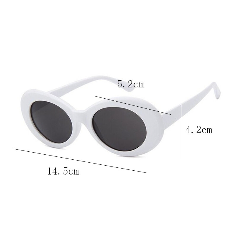 2021 صغيرة البيضاوي النظارات الشمسية النساء الرجال الرجعية Vintage نظارات شمسية السيدات أسود أبيض وردي واضح ظلال للإناث 90s