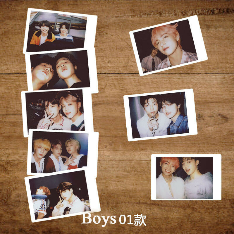 ألبوم KPOP Bangtan Boys مجموعات كورية جديدة بطاقات بولارويد لومو RM JIMIN JIN SUGA J-HOPE مجموعة المشجعين JUNG KOOK V
