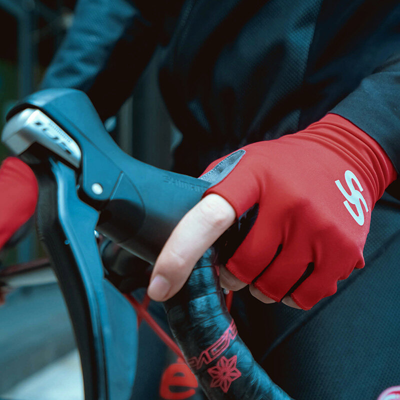 SPAKCT أصابع قفازات ركوب الدراجات للدراجات دراجة الجبلية الجبلية الطريق قفازات الرجال النساء دراجة اكسسوارات