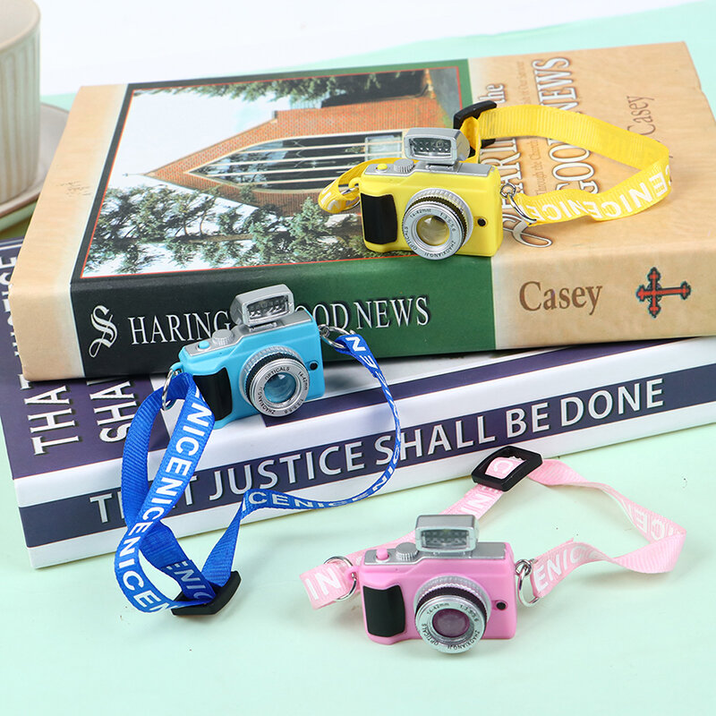 1 قطعة ألعاب الدمى كاميرا صغيرة محاكاة كاميرات للدمى ديكورات منزلية اكسسوارات دمية الديكور لعبة طفل الهدايا