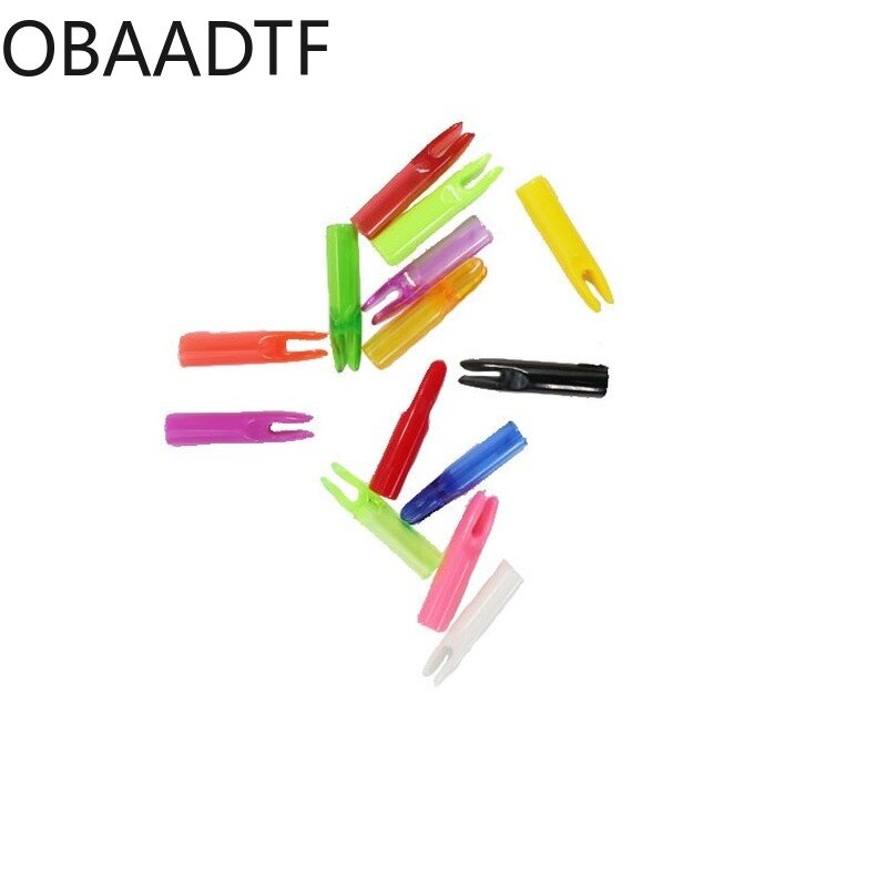 OBAADTF-جاكيت الرماية ، 100 قطعة ، 6 مللي متر ، ذيل السهم ، ملحقات الرماية ، القوس والسهم ، عمود الألياف الزجاجية ، الملحقات الخاصة
