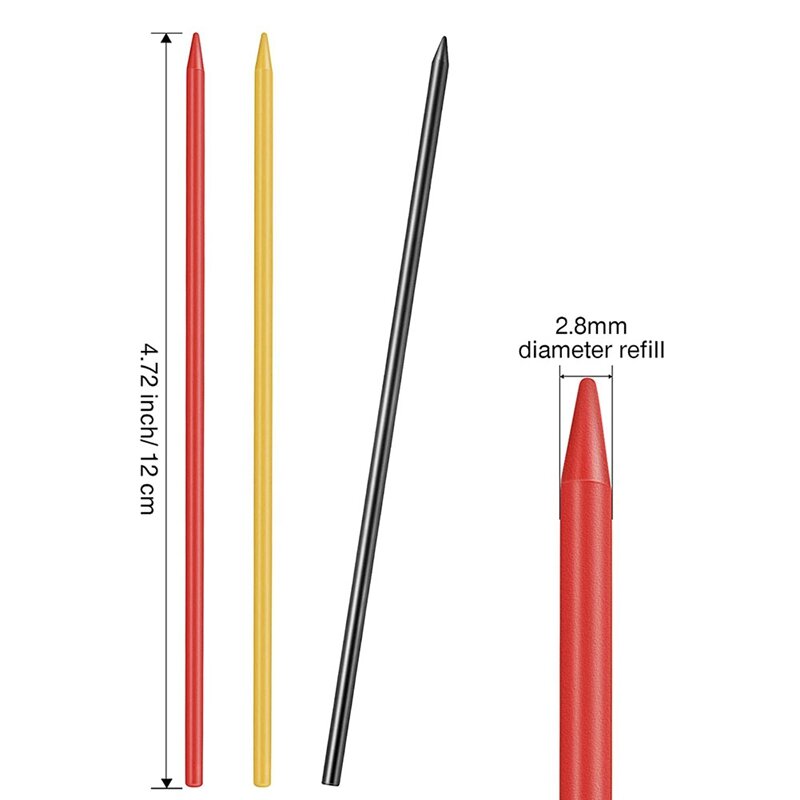 2 قطعة أقلام نجار مع 36 عبوة يؤدي و2 سكّين متعدّد الاستخدامات البناء الميكانيكية النجارة قلم رصاص