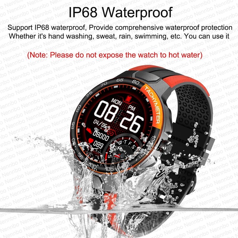 E15 ساعة ذكية الرجال بلوتوث الموسيقى لتحديد المواقع المسار اللياقة البدنية معدل ضربات القلب ضغط الدم الطقس المقتفي الرياضة IP68 مقاوم للماء ...