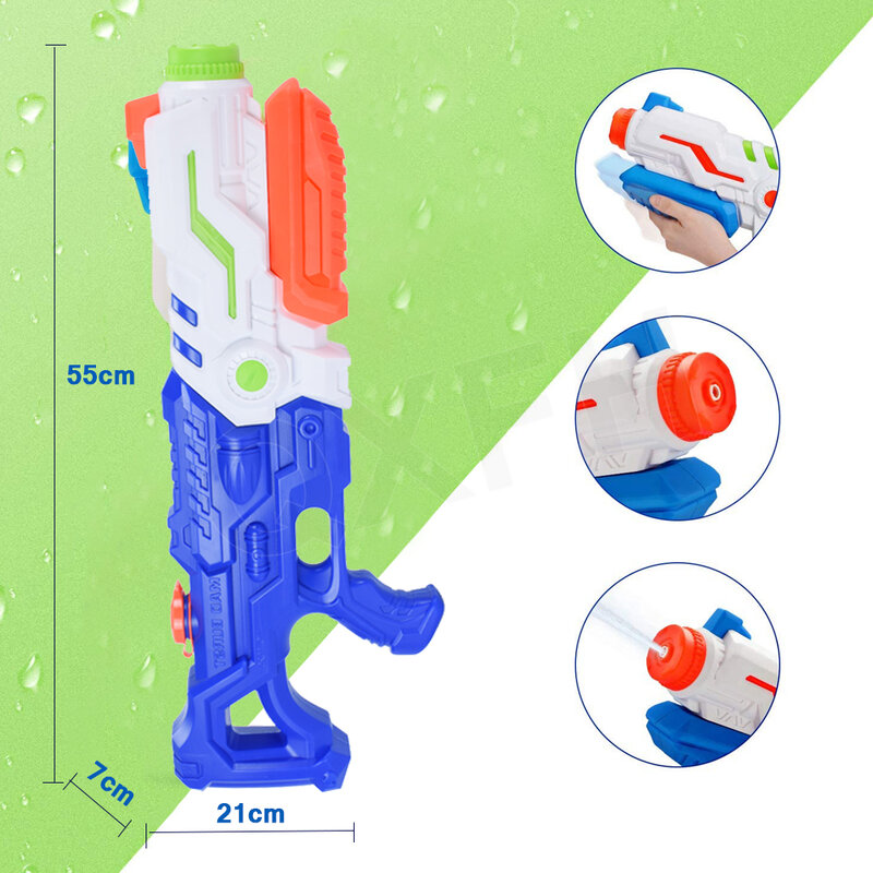 أحدث 1500 مللي مجموعة لعبة مسدس مياه الاطفال شاطئ بخ لعبة مسدس رذاذ الصيف بركة لعبة للهواء الطلق الاطفال لعبة حفلة