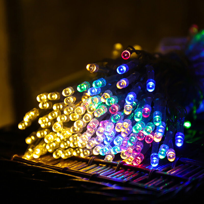 بطاريات تشغيل سلاسل الاضواء الخطية مقاوم للماء الجنية LED أضواء عيد الميلاد لقضاء عطلة ديكور حفلات الزواج 1 متر إلى 10 متر D35