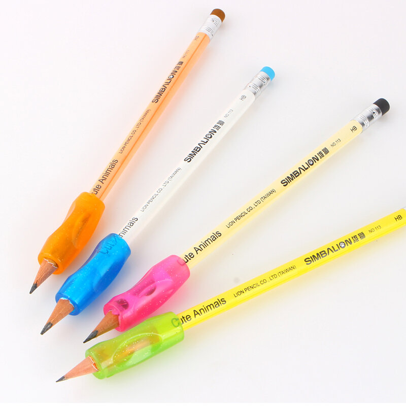 قلم رصاص للتدريب ، أداة تصحيح ، حامل قلم رصاص ، قابل للتحريك والتعلم ، للأطفال والطلاب ، 4 قطعة