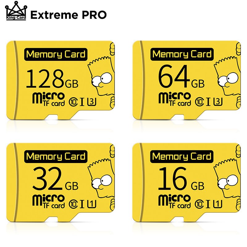 بطاقة ذاكرة أصلية 256GB 128GB 64GB 32GB عالية السرعة بطاقة ذاكرة فلاش 8 16G ذاكرة مايكرو TF/SD بطاقات للكمبيوتر اللوحي/الكاميرا/الهاتف المحمول