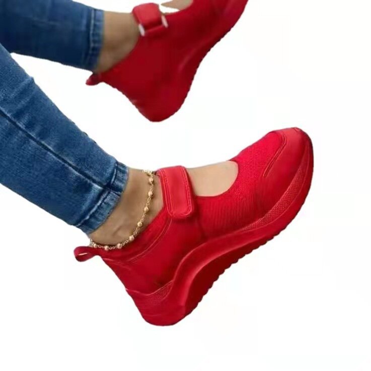 أحذية النساء 2022 شبكة تنفس إسفين أحذية رياضية النساء حجم 43 منصة أحذية رياضية غير رسمية النساء فلكنيز أحذية Zapatillas Mujer