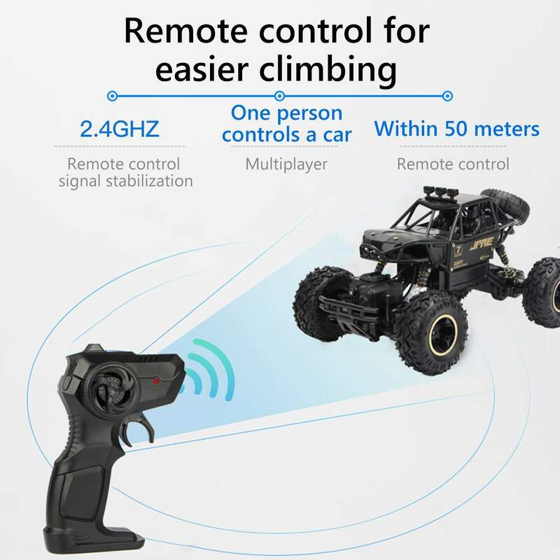 1:16 4WD RC سيارات 28 سنتيمتر 2.4Ghz Raido ل التحكم عالية سرعة القيادة على الطرق الوعرة Climing التحكم عن بعد نموذج شاحنة لعب للأطفال