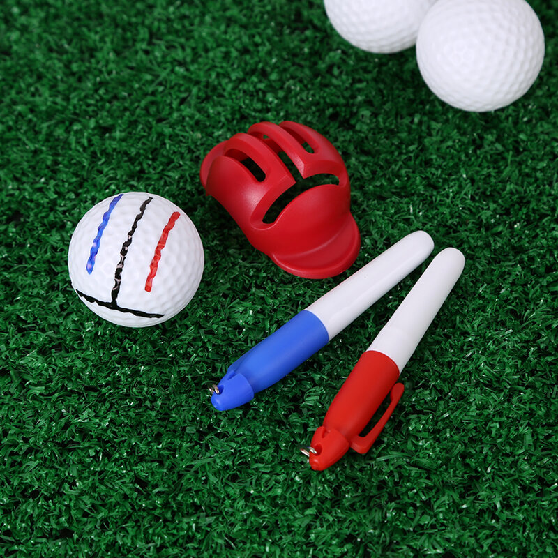 كرة جولف خط بطانة قلم تحديد قالب الرسم محاذاة علامات أداة في الهواء الطلق الرياضة التدريب الإيدز جولف بطانة ماركر اكسسوارات
