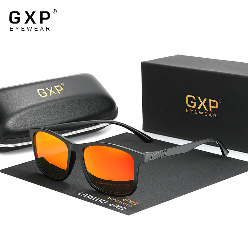 GXP 2020 New Ultra Light TR90 Sunglasses Men Polarized Cat.3 UV400 TAC Lens Driving Sun Glasses Women Casual Eyewear