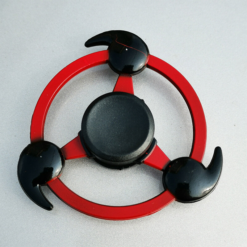 إصبع سبينر ثلاثي الصليب سبينر مشغل مخرطة تشكيل الألواح المعدنية الرقيقة بواسطة قرص دائري لعبة للطفل/ألعاب جنسية الجملة سبينر الدوران