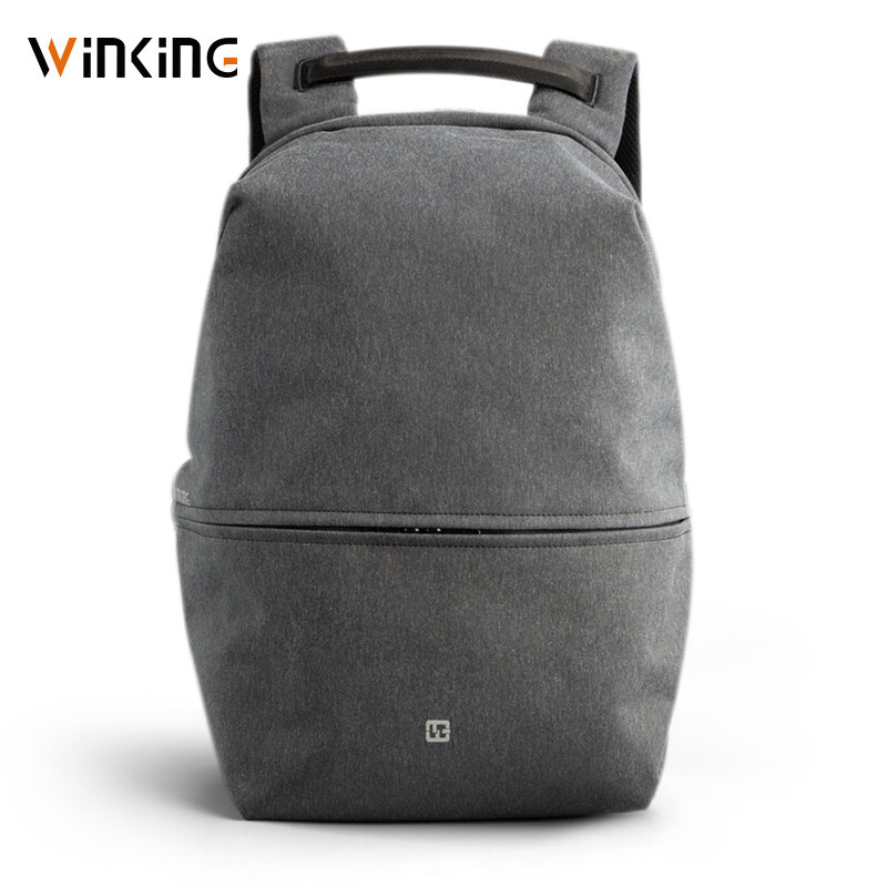 Kingson جديد نمط حقيبة السفر 15 ''بوصة Teenager سعة كبيرة عالية الجودة الذكور مكافحة سرقة حقيبة مدرسية حقائب أنيقة
