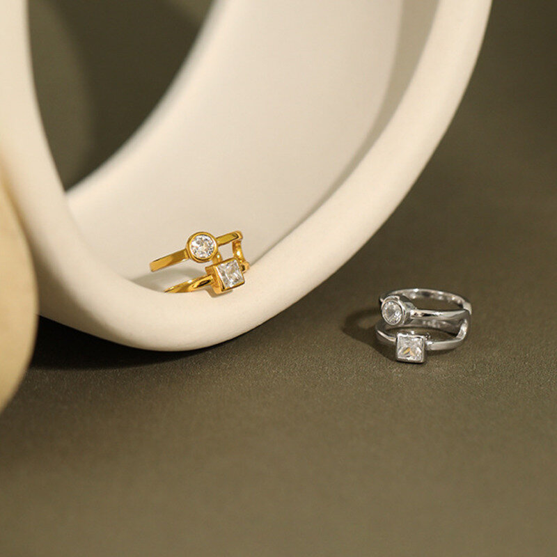 أقراط من S'STEEL مصنوعة من الفضة الإسترليني عيار 925 على شكل مشبك من الزركون مناسبة كهدية للسيدات أقراط من الذهب الفاخر الكوري مجوهرات راقية