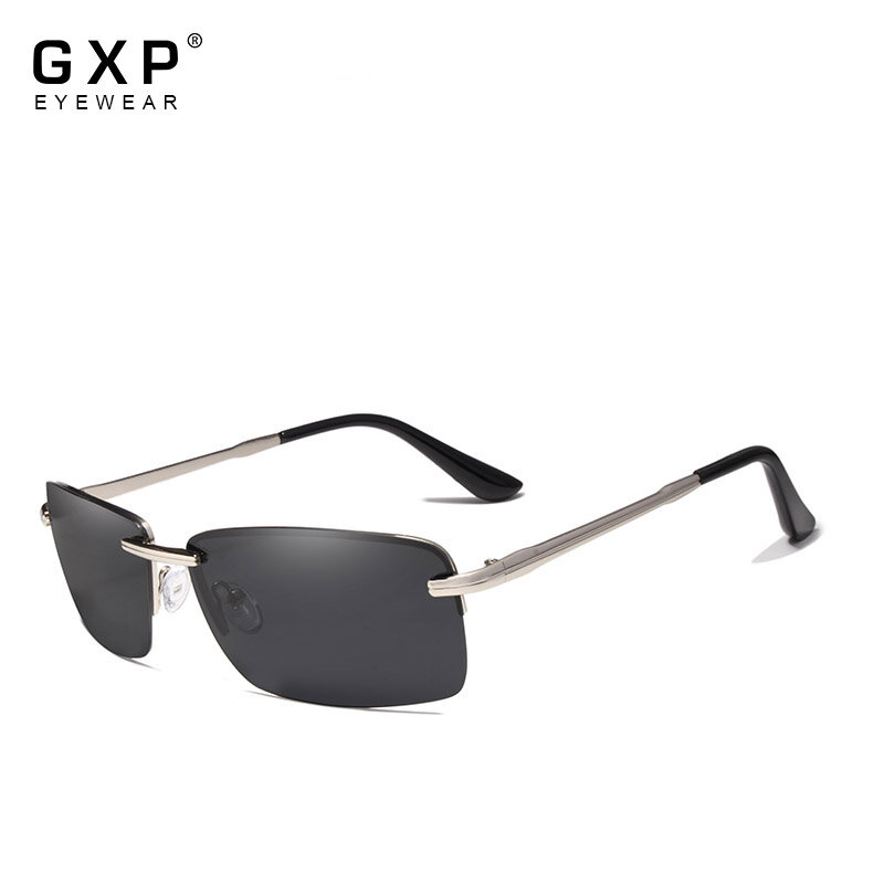 GXP 2020 مستطيل النظارات الشمسية الرجال السفر الاستقطاب بدون شفة نظارات شمسية UV400 الذكور الصيد نظارات Oculos Gafas