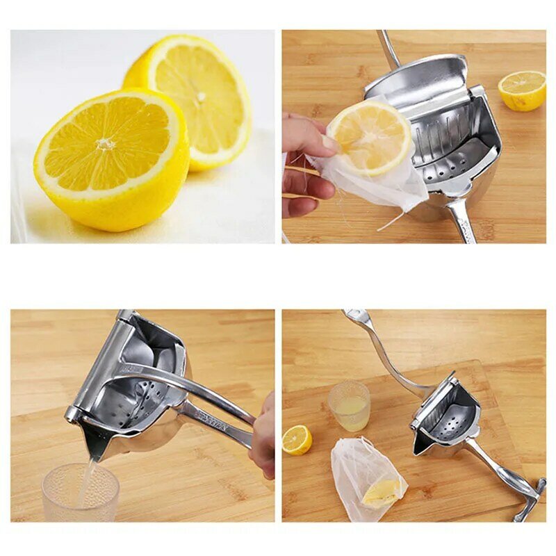 عصارة عصير يدوية مصنوعة من سبائك الألومنيوم تعمل بالضغط باليد عصارة برتقال الرمان والليمون ملحقات المطبخ أداة فاكهة المطبخ