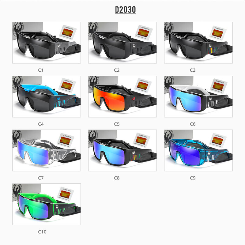 التنين نظارات شمسية رياضية قطبية المتضخم درع حملق دومو UV400 يندبروف Gafas دي سول مع صندوق مجاني #4