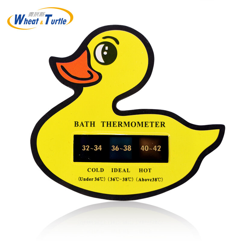 2 قطعة لطيف بطة نمط Babty سلامة الرعاية حمام مقياس حرارة الماء ABS حمام سباحة درجة حرارة الماء Lcd ميزان الحرارة الرقمي
