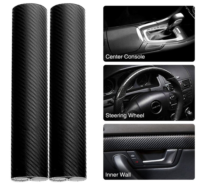 ملصقات سيارة ثلاثية الأبعاد من ألياف الكربون الشارات لـ VW Golf 5 6 7 Jetta MK5 MK6 MK7 CC Tiguan Passat B6 b7 Scirocco New Touareg R line GTI #4