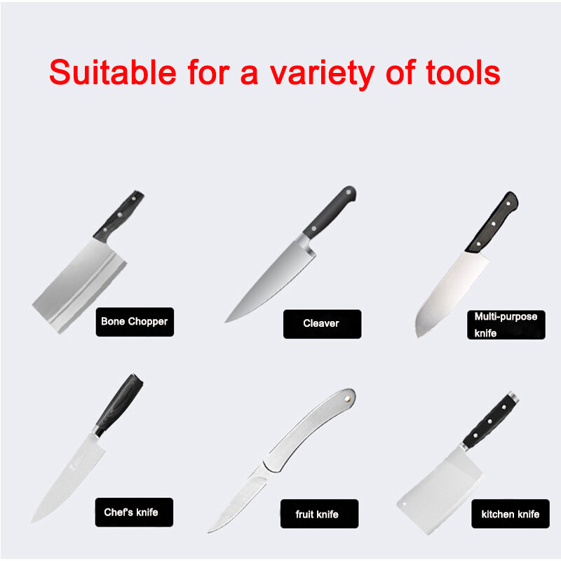 التلقائي سكين مبراة USB الكهربائية سكاكين المطبخ أداة حجر الطحن أدوات المطبخ الخشنة غرامة طحن ماكينة شحذ BE