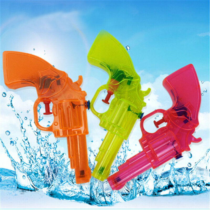جديد بيع الصيف في الهواء الطلق لعب صغيرة شفافة بخ مدفع المياه الصيف الأطفال مكافحة شاطئ الاطفال الناسف لعبة مسدس