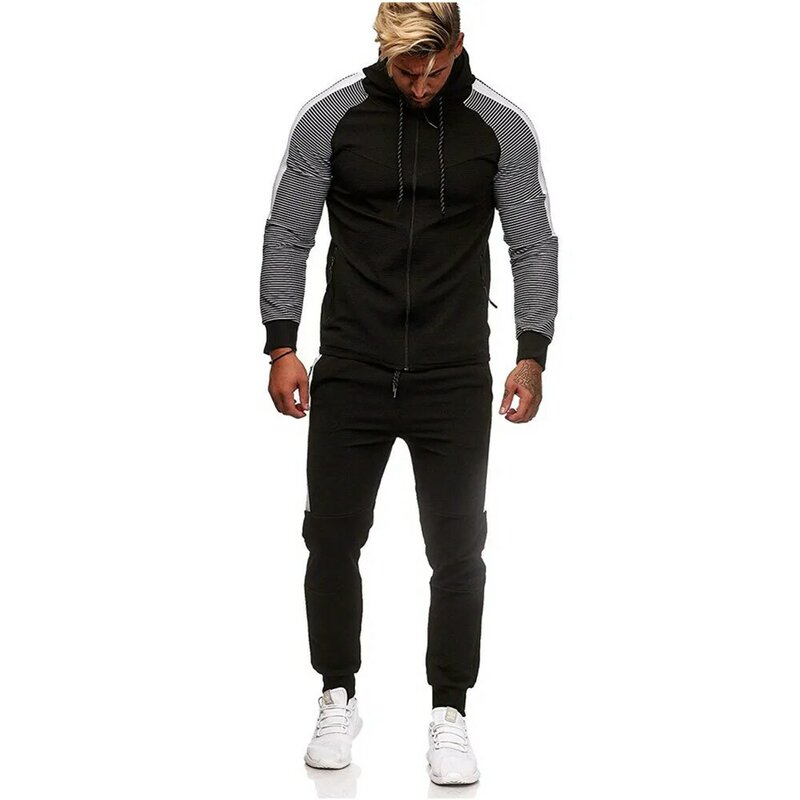 Men Clothes Set 2021 New Hoodie and Pants Joggers Outfits Spring Autumn Tracksuit Set Mens Sports Wear Gym Clothing Sweat Suit