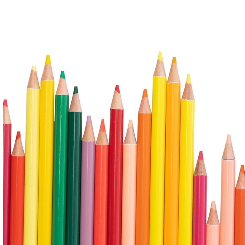 160/180 Kawaii الألوان المهنية النفط مجموعة أقلام رصاص ملونة رسومات فنية رسم الخشب قلم رصاص للمدرسة طالب الهدايا الفن لوازم