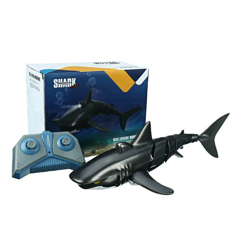 2.4G RC القرش لعبة صغيرة تعمل بجهاز التحكم عن بعد القرش الكهربائية تحت الماء لعبة للأطفال الأولاد الأطفال الاشياء الرائعة أسماك القرش الغواصة