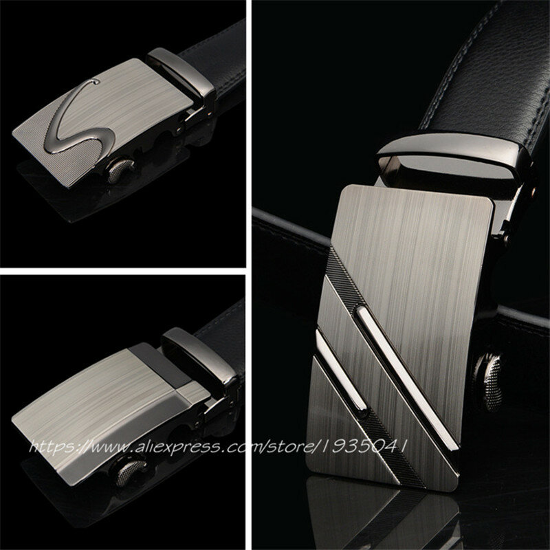 2019 جديد هدية بوتيك تكنولوجيا الليزر سبيكة معدنية موضة مشبك حزام تلقائي مشبك محدود صالح حزام 3.5 سنتيمتر