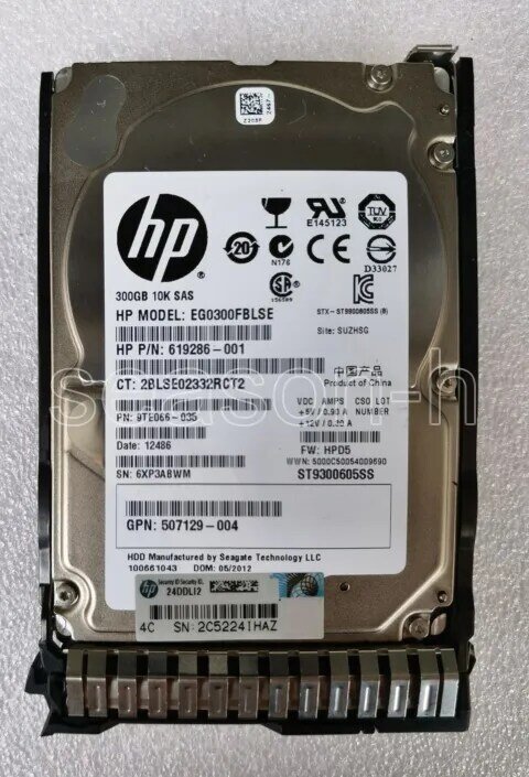 HP 652564-B21 653955-001 300G 10K SAS 2.5 G8 G9
