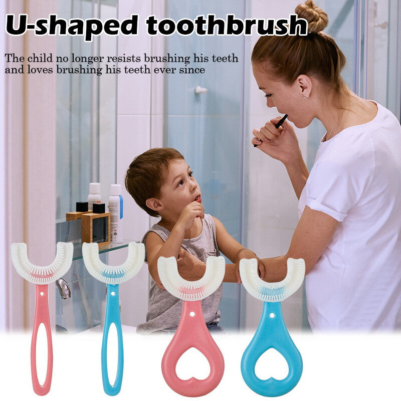 فرشاة أسنان الطفل أسنان الأطفال العناية بالفم فرشاة تنظيف مريحة وبسيطة سيليكون فرشاة أسنان الطفل