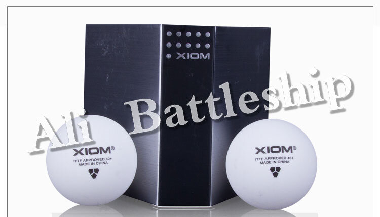الأصلي عالية الجودة XIOM 3 نجمة 40 + بولي سلس الكرة تنس الطاولة الكرة/بينغ بونغ الكرة 2 صناديق/الكثير 12 قطعة