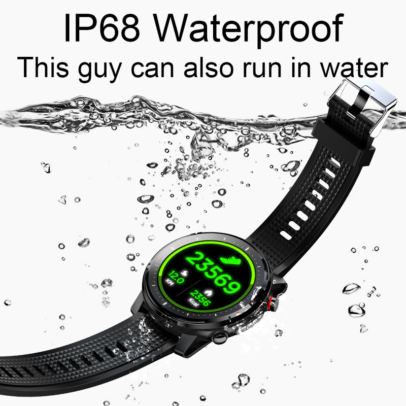 Ipbzhe ساعة ذكية الرجال مقاوم للماء IP68 الرياضة Smartwatch أندرويد Reloj Inteligente 2021 ساعة ذكية للرجال النساء هواوي شاومي