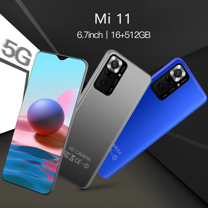 2021 الإصدار العالمي Mi 11 هاتف ذكي 16GB 512GB 10 Core 48MP HD كاريما 4G 5G هواتف محمولة Daul سيم بطاقة أندرويد الهواتف المحمولة
