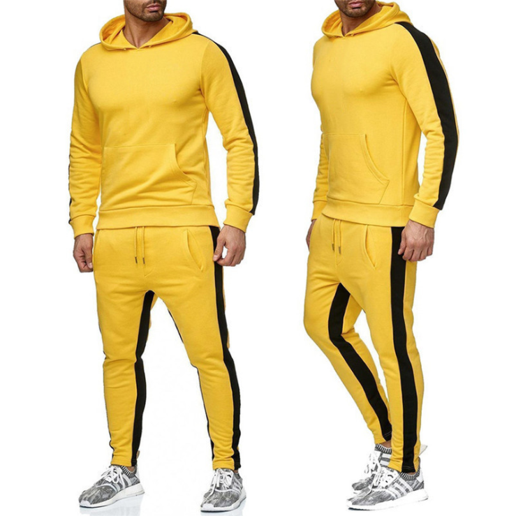 الرجال رياضية غير رسمية 2021 جديد الرجال هوديس و Sweatpants قطعتين مجموعات ملابس رياضية ملابس عالية الجودة للذكور