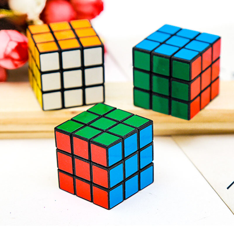 1 @ #1 قطعة التواء جديد 3x3x3 المكعب السحري Stickerless لغز مكعبات المهنية سرعة Cubo Magico ألعاب تعليمية للطلاب