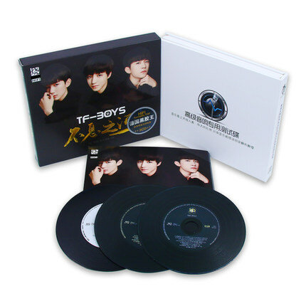 TFBOYS كاري روي جاكسون الصين الأصلي البوب الموسيقى CD القرص الصينية الشباب الذكور المغني فريق أغنية ألبوم جمع 12 سنتيمتر مسجل فينيل