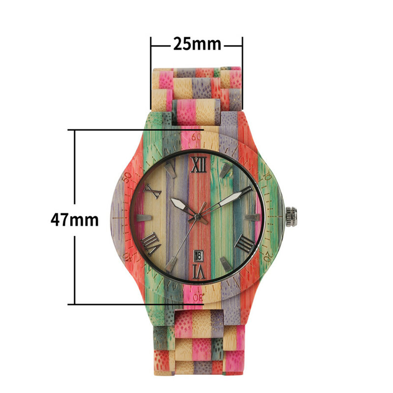 الإبداعية الملونة الخشب ساعة لسيدة الكوارتز خشبية ساعات المعصم فريدة من نوعها الخشب الرجال الساعات الحد الأدنى عرض زوجين ساعة reloj #2