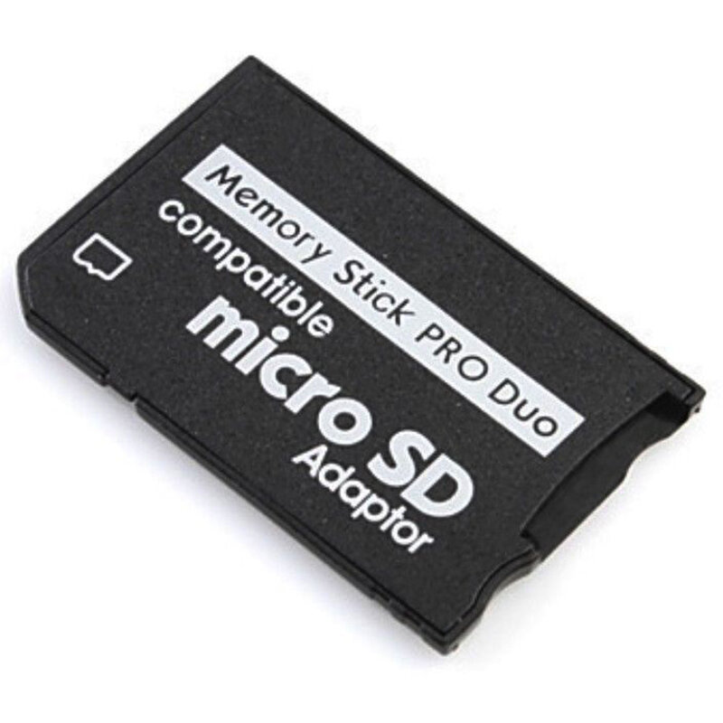 ذاكرة عصا برو الثنائي مايكرو SD TF إلى MS محول SD SDHC قارئ بطاقات لسلسلة سوني و PSP