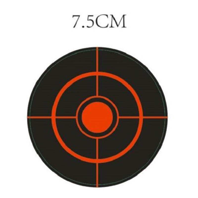250 قطعة/لفة 7.5 سنتيمتر رش الهدف ملصقات اطلاق النار تمارين ملصقات مجموعة النار ممارسة Targete ورقة الرماية اكسسوارات