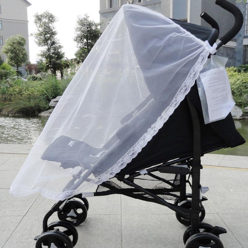 طفل عربة ناموسية الاطفال يدفع باليدين حماية شبكة غطاء سيارات الرضع مقعد البعوض شبكة حشرات عربة أطفال اكسسوارات