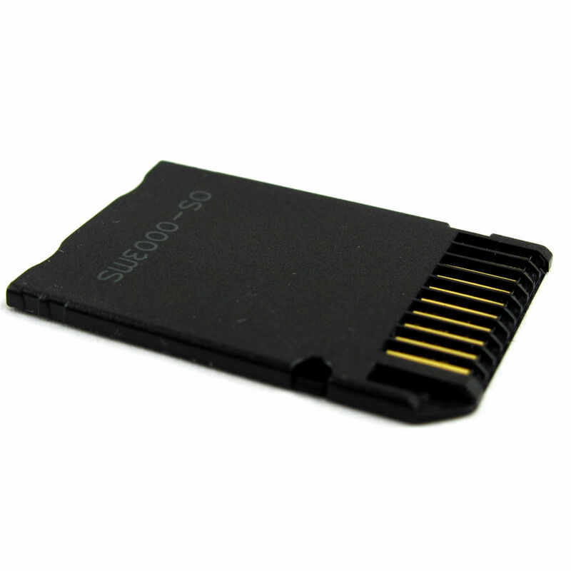 ذاكرة عصا برو الثنائي مايكرو SD TF إلى MS محول SD SDHC قارئ بطاقات لسلسلة سوني و PSP